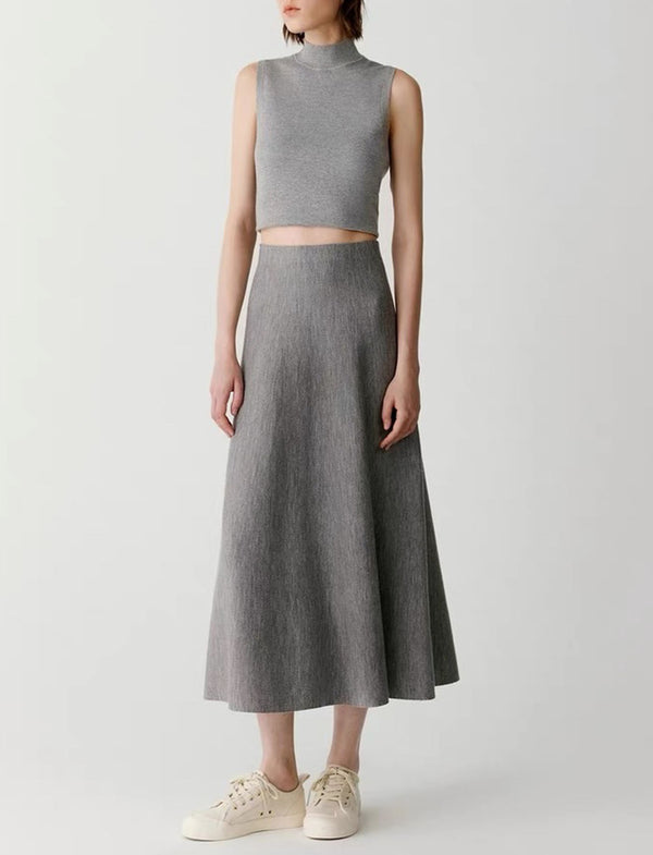 ICICLE-Classic double-knit  merino wool skirt (Buy any 2pcs+ will get 60%off)