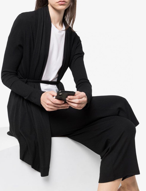 Therow-classic long wrap cardigan (Buy any 2pcs+ will get 60%off)