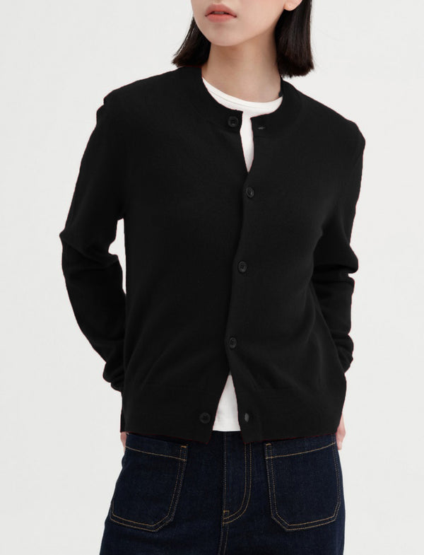 Classic German merino wool crewneck cardigan (Buy any 2pcs+ will get 60%off)